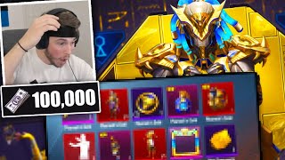 NEW PHARAOH SKIN OPENING  100000 uc   PUBG MOBILE [upl. by Auqeenwahs506]