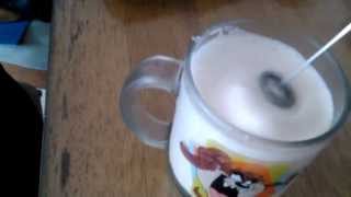 Aerolatte Review Frothing Cold Milk In Under 1 Minute [upl. by Acemahs673]