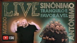 Sinônimos e Antônimos Live  Professor Noslen [upl. by Aserret576]